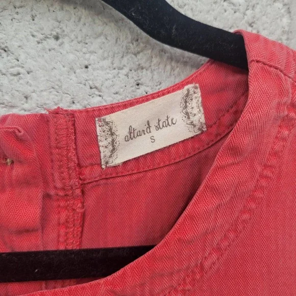 ALRT'D STATE Red Briar Button Back Tank Size Small - Picture 5 of 14
